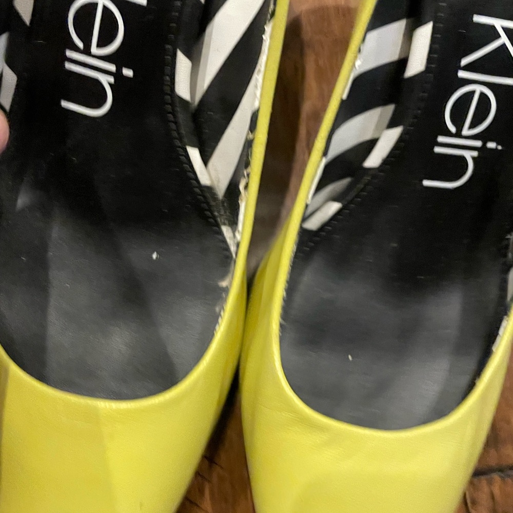 Calvin Klein Neon Stilleto Heels - Picture 5 of 7